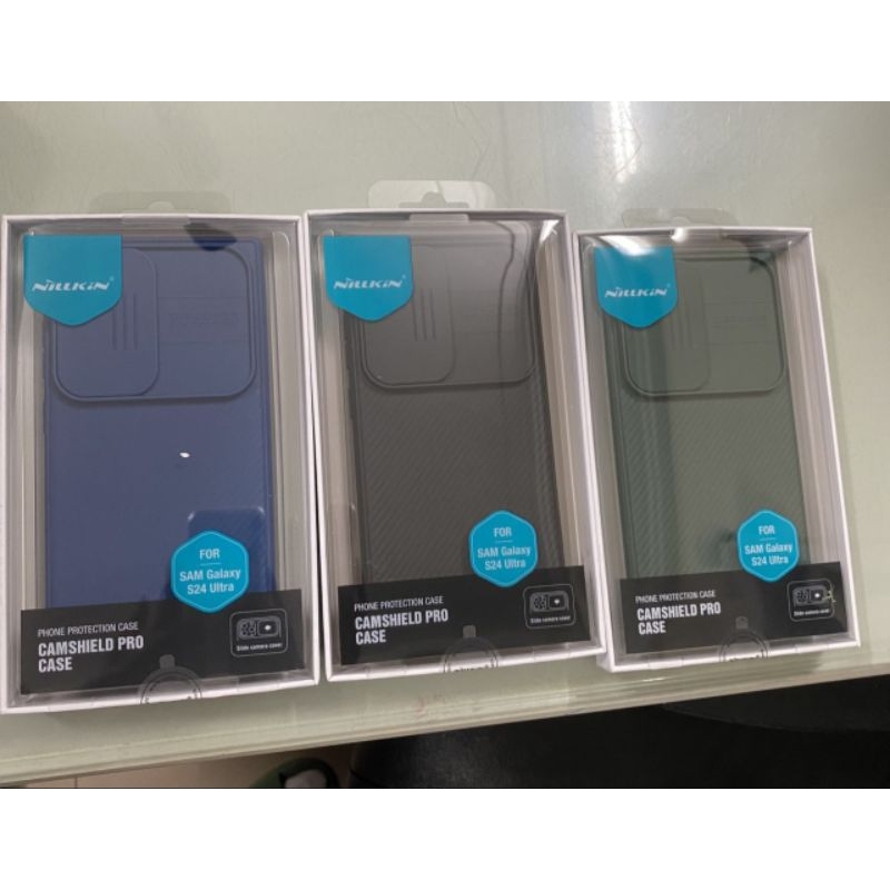 เคส Nillkin CamShield Pro สําหรับ Sansung S24,S24 plus,S24 ultra Case พร้อมตัวเลื่อนเพื่อปกป้องกล้อง