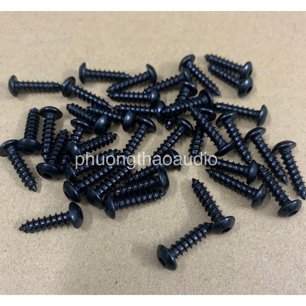 ชุดสกรูไม้หัวหกเหลี่ยม 10 ตัว M4x16, M4x25, M4x30 สกรูเจาะตัวเอง M4x16, M4x25, M4x30