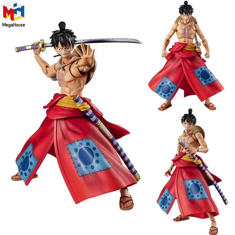 (ของแท้) Luffy Taro One Piece Megahouse Action Figure Dynamic Model