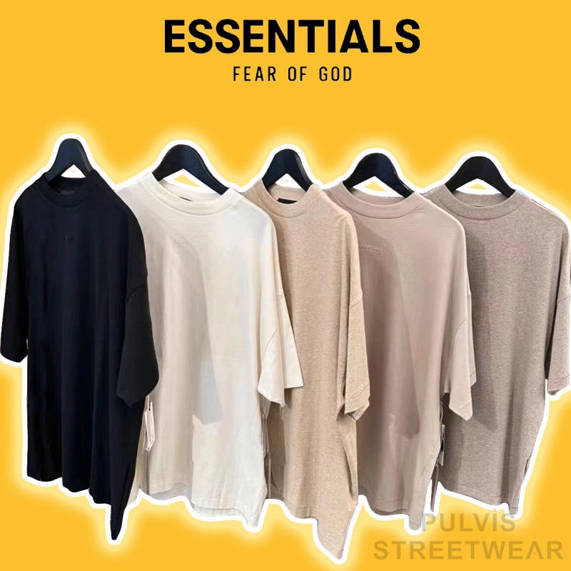 ️[คุณภาพดีที่สุด] - FOG Fear of God ESSENTIALS ESSENTIALS Tee SS24, FOG ESSENTIALS เสื้อยืด Oversize