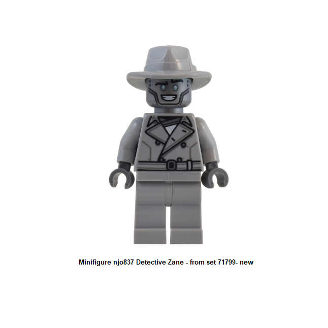 Lego Ninjago Dragons Rising Detective Zane minifigure - njo837 - ตัวละครแยก 71799