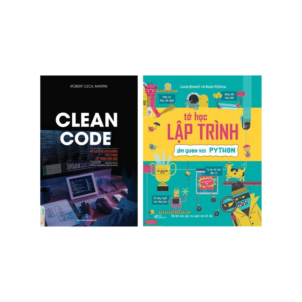 หนังสือ - Combo I Learn Programming - Getting Familiar with PYTHON + Clean Code (ชุด 2 ชิ้น) (NN - T