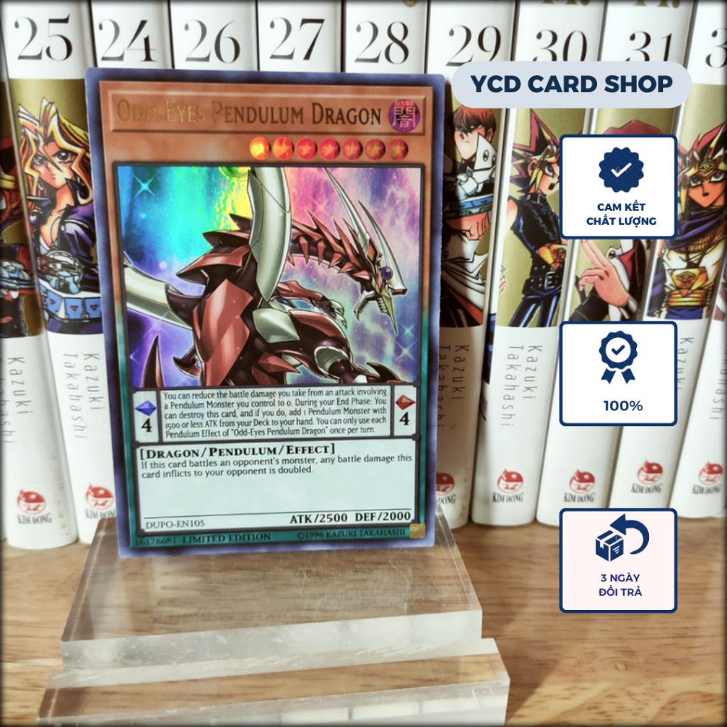 ของแท้ Yugioh Card Odd Eyes Pendulum Dragon - Ultra Rare