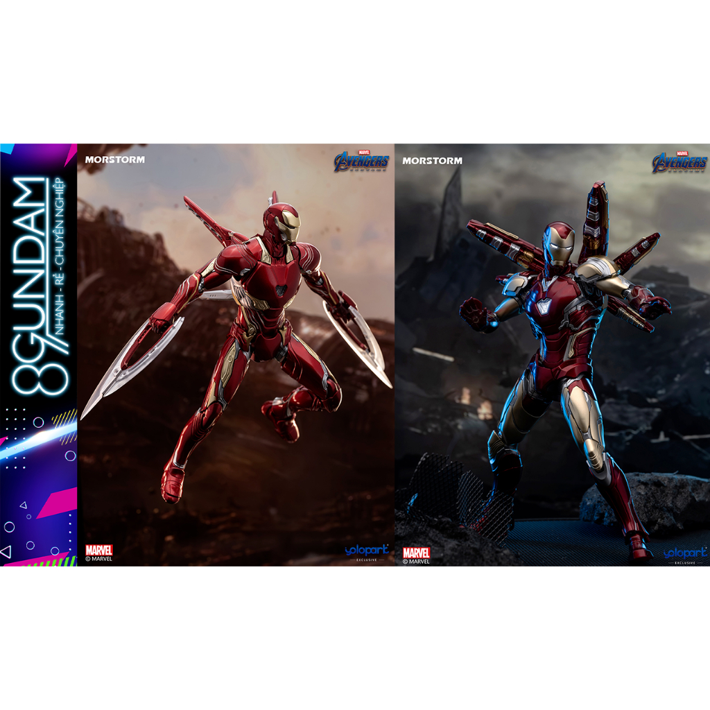 Iron Man Ironman Mark 50 / Mark 85 Assembly Model [E-Model] (พร้อมฐานแอ็คชั่น)