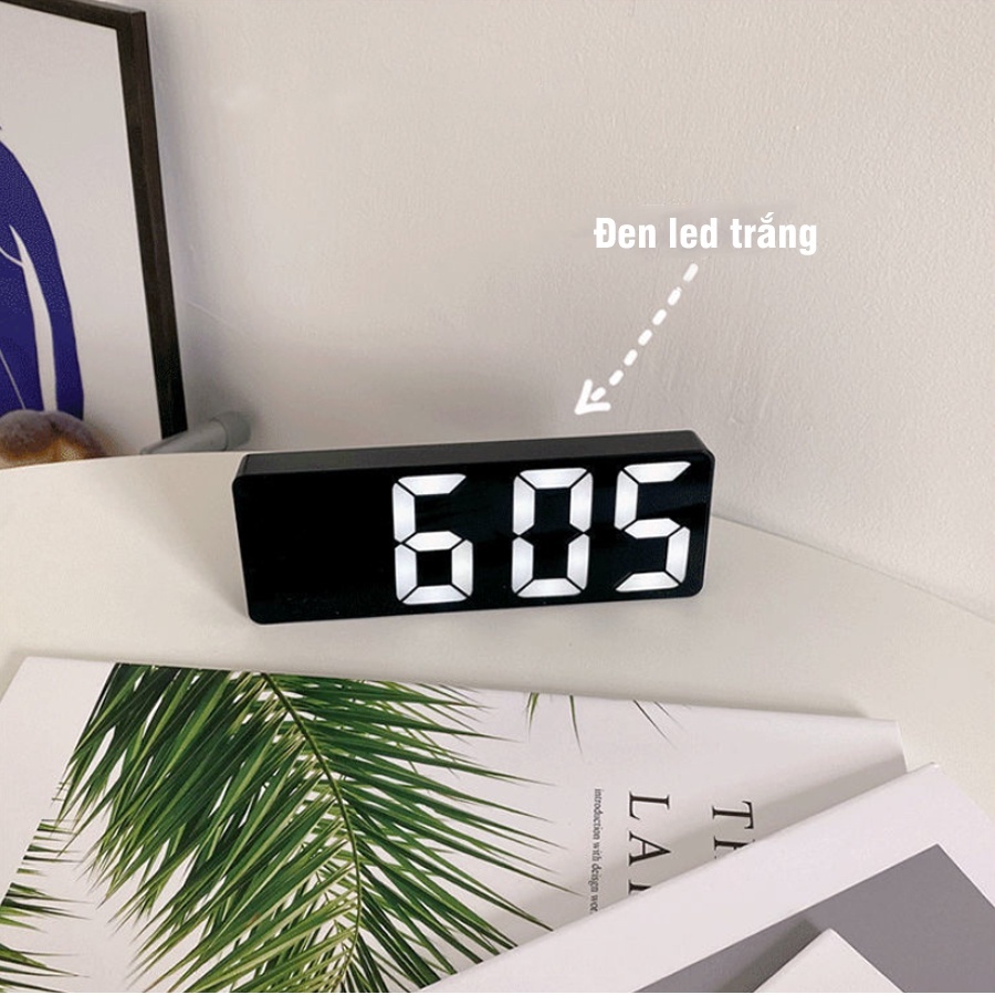 นาฬิกาปลุก LED สําหรับตกแต่งโต๊ะ นาฬิกาอัจฉริยะ GH 0712L ตกแต่งโต๊ะทํางานห้องนั่งเล่นวินเทจ