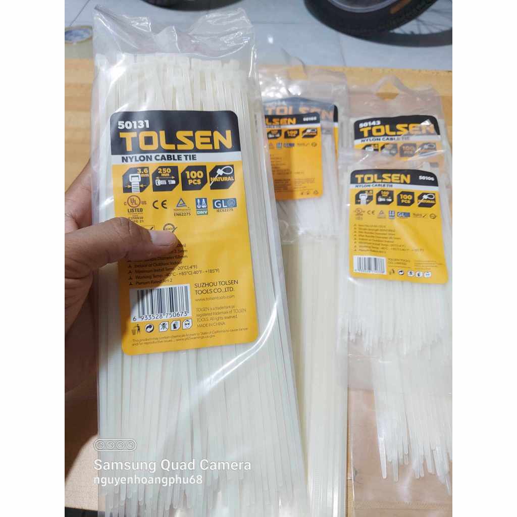 ทนทาน เชือกพลาสติก Tolsen จํานวนมาก
