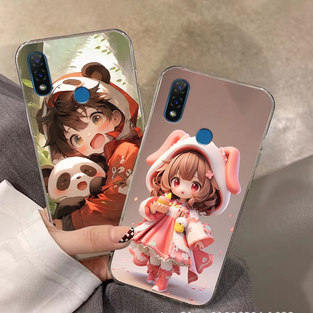 เคส Vsmart Joy 2 Plus / vsmart Joy2+ พิมพ์ลายผู้หญิงน่ารักและน่ารัก