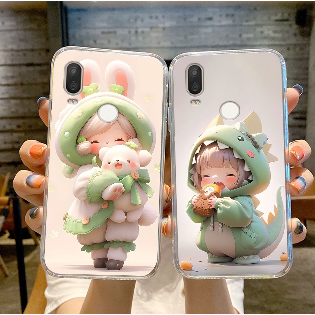 เคส Vsmart Active 1 / vsmart Active 1 Plus / vsmart Active 1+ พิมพ์ลายผู้หญิงน่ารักและน่ารัก