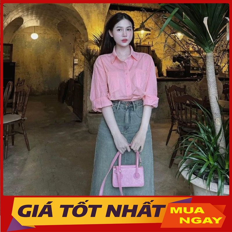 เสื้อเชิ้ตพื้นฐานทรงหลวมสไตล์เกาหลี Unisex AP178 - Tammy888