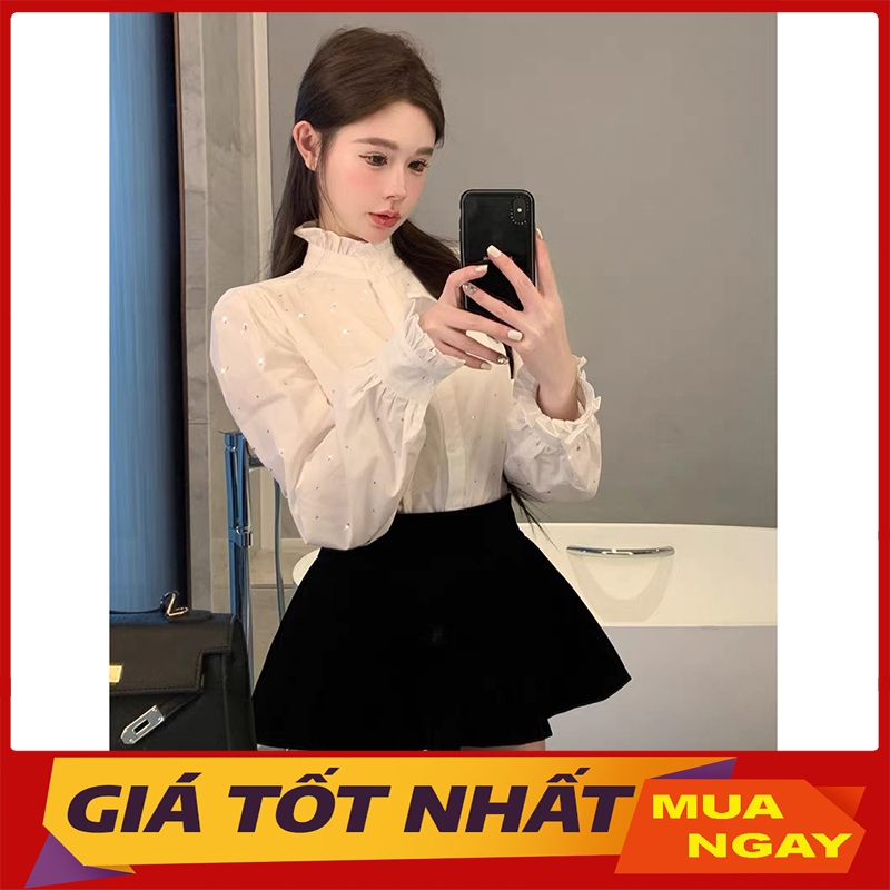 เสื้อเชิ้ตปกจับจีบ Lady AP182 - Yanmy888