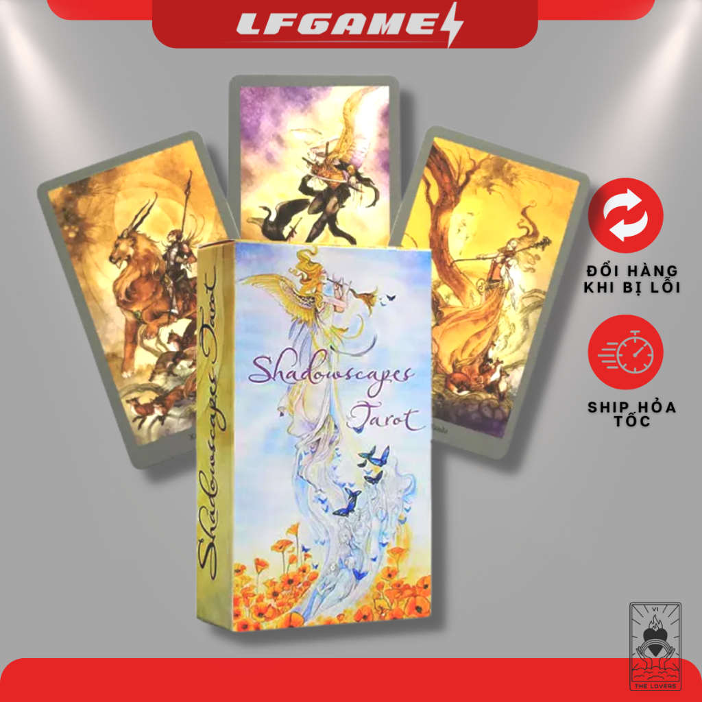 SHADOWSCAPES Tarot สํารับไพ่ทาโรต์ออราเคิล [ซื้อ ANY 2 ชุด GET A PURIFYING STONE]