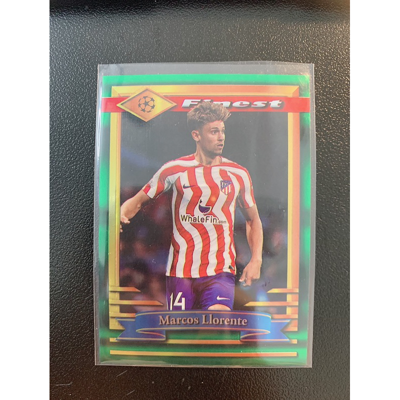Marcos Llorente Topps Finest Flashback 2022/23 การ์ดฟุตบอล