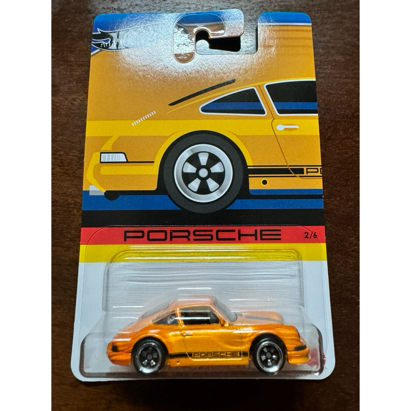 Hot Wheels 2024 Model Car Porsche Walmart exclusive set, 1971 Porsche 911 ( ฐานโลหะ )