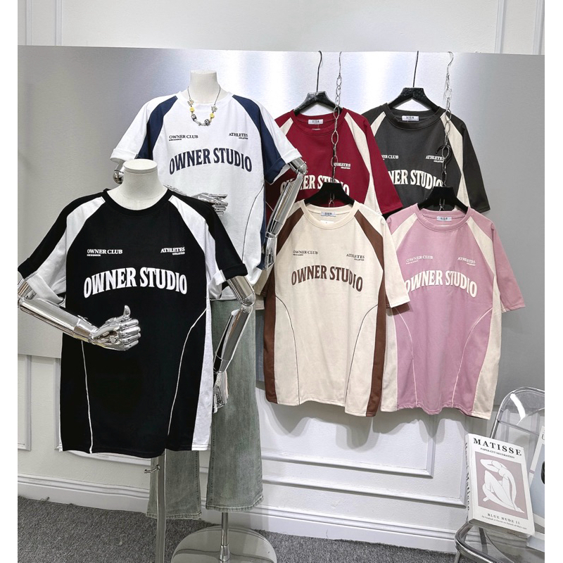 Ctk เสื้อผู้ชายและผู้หญิงนูนคําว่า "OWNER STUDIO" รูปแบบ 40-70kg