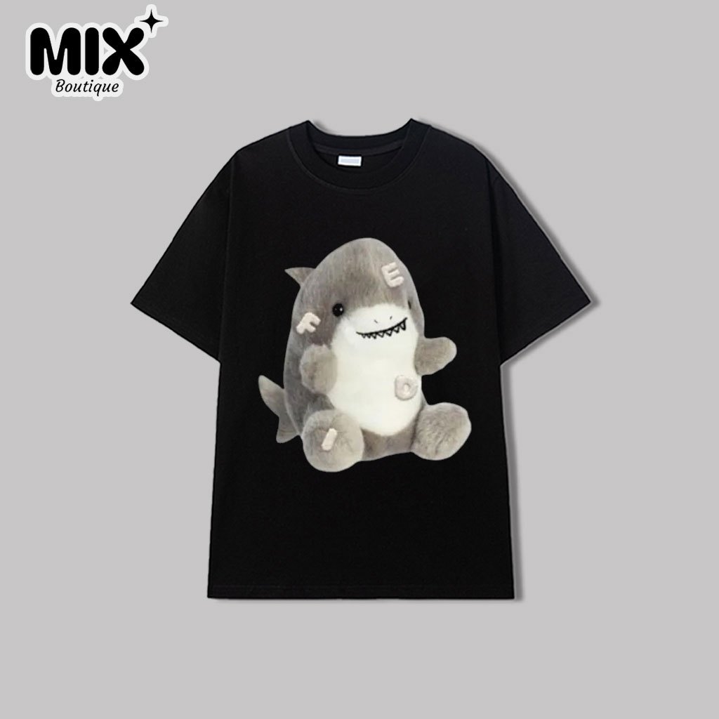 เสื้อยืด Baby Shark เสื้อยืดออลจังพิมพ์ลาย BABY SHARK รุ่นใหม่น่ารัก ผ้ายืด 4 ทิศทาง