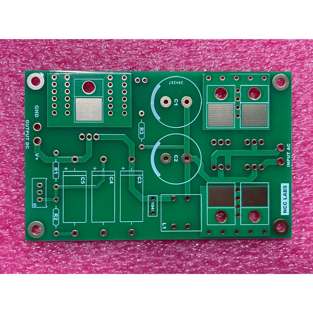 Lm317 LT1085 Linear Voltage Regulator PCB (สีเขียว)