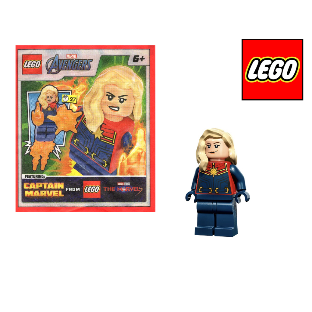 ถุงกระดาษ Lego Marvel Captain Marvel - ชุด 242321 - กระเป ๋ าตัวละคร