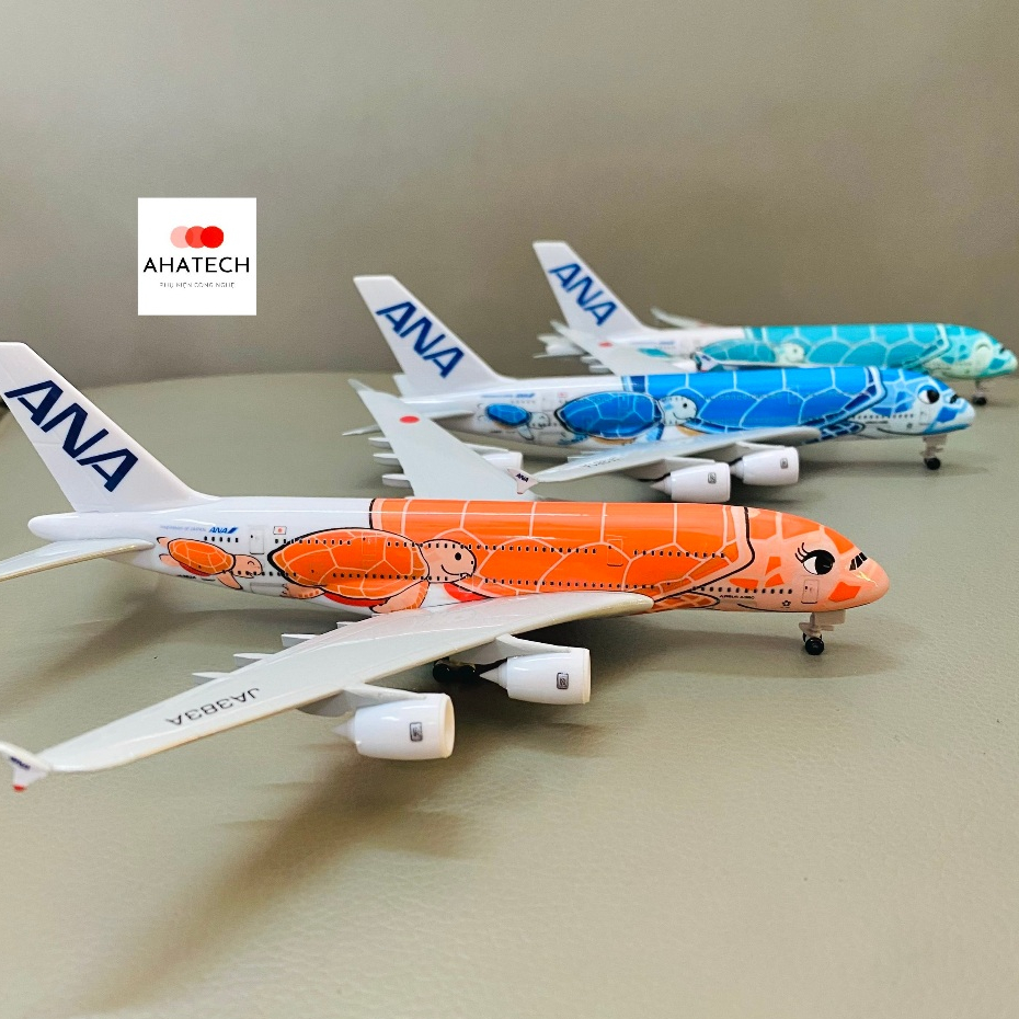 ANA AIRCRAFT MODEL "สายการบิน Nippon ทั้งหมด" A380-800 Flyning Honu Japan Airlines