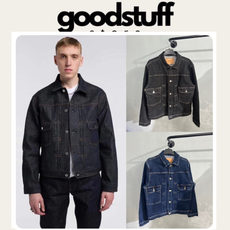(ของแท้) Edwin Backdoor Mens Jeans Jacket made in Japan (Edwin Denim Jacket)