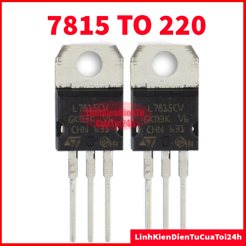 ตัวปรับแรงดันไฟฟ้า IC 15V 7815 L7815 L7815CV LM7815 7815CV 1.5A TO-220 Pins