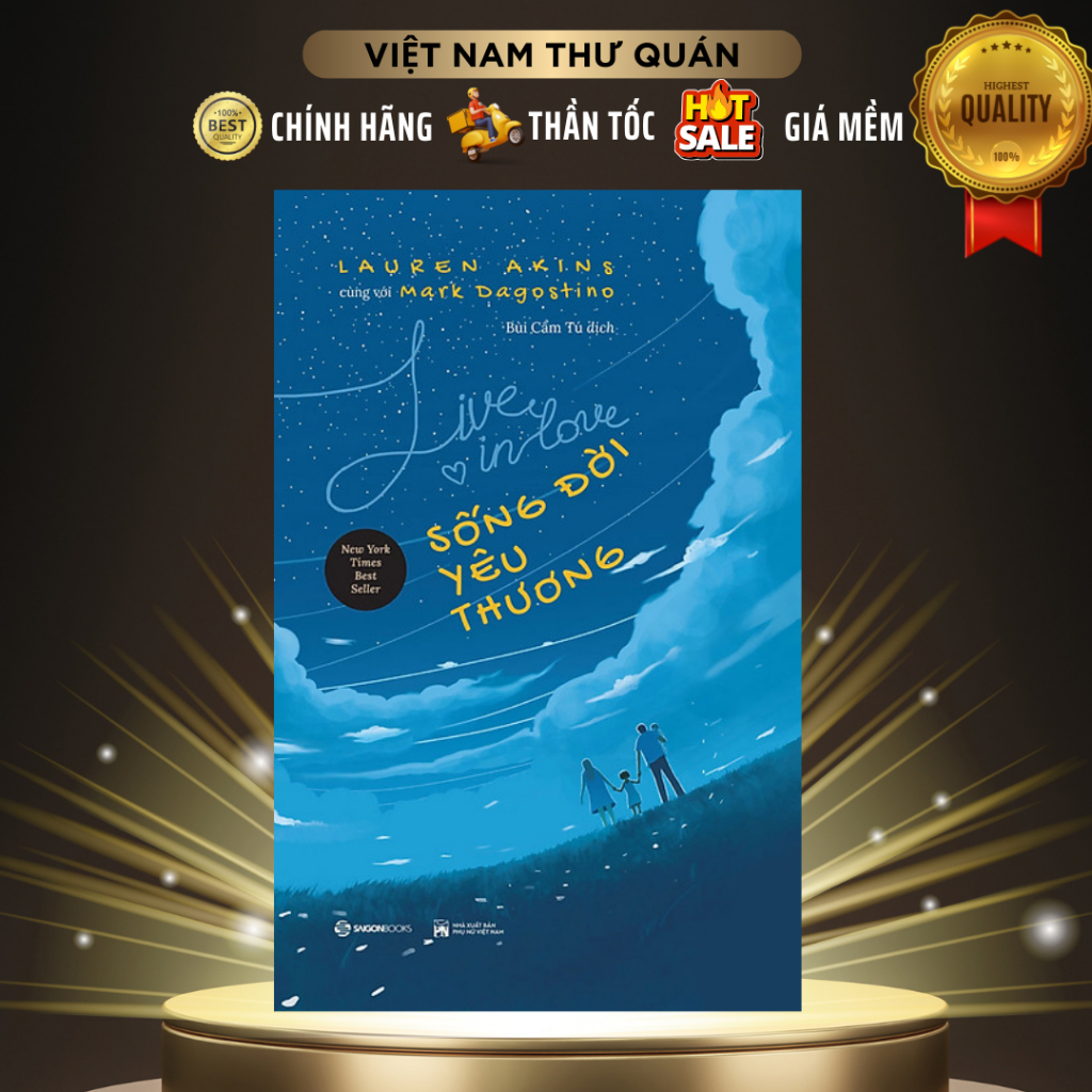 BOOK - Live In Love - ผู้แต่ง Lauren Akins, Mark Dagostino - SaiGonBooks