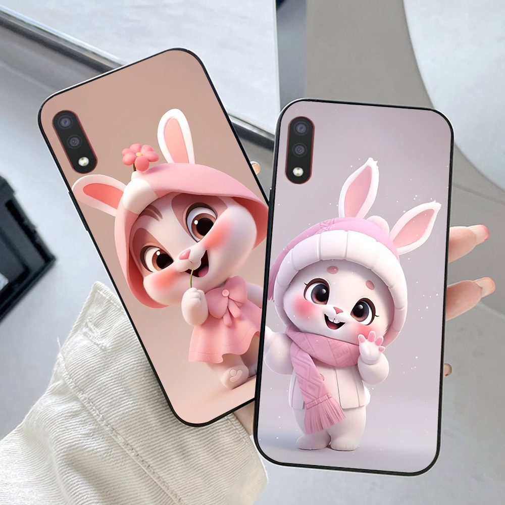 เคส Samsung a01 / a02 / a01 core พิมพ์ลายกระต่ายน่ารักสุดน่ารัก