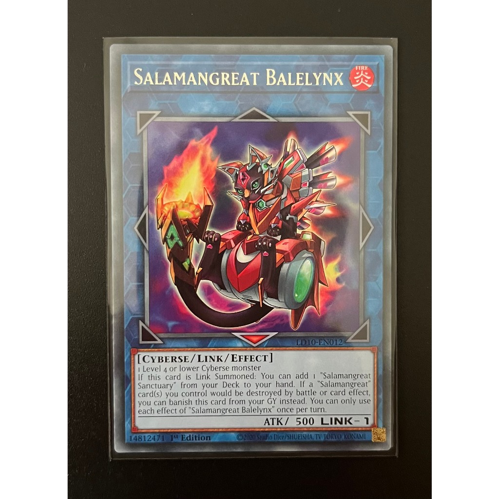 YMS - [การ์ด Yugioh] - [TCG-UK] - LD10-EN012 - Salamangreat Balelynx - Rare 1st Edition