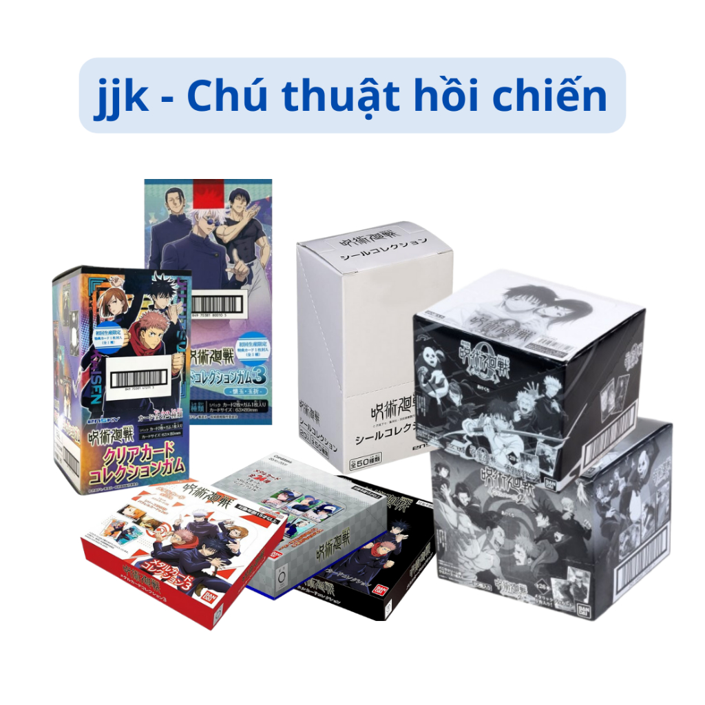 Jjk junutsu kaisen digitity card BOX สะกดสงคราม