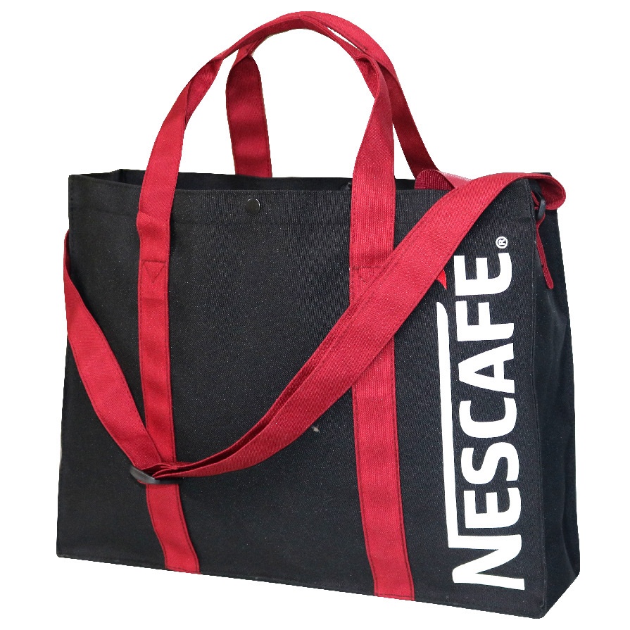 [GIFT] กระเป๋าผ้าแคนวาส Nescafé/uriage/pepsi พร้อมสายสะพาย