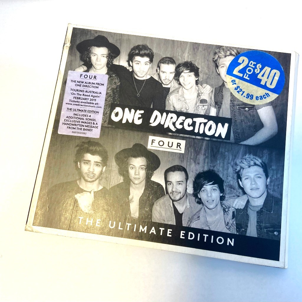 Original One Direction CD - Four ( The Ultimate Edition ) ( เทปแผ ่ นดิสก ์ ของแท ้ , อัลบั ้ มวิดีโอ )