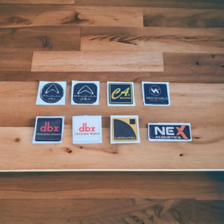 สติ๊กเกอร์พลาสติก สติ๊กเกอร์กล่องลําโพง ตะแกรงลําโพง (5cm x …