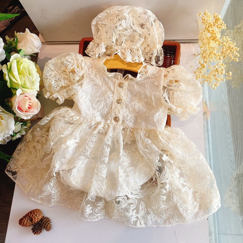 ชุดเดรสเด็กแรกเกิดสําหรับเด็กทารกผู้หญิงง110 - รูปที่ 2