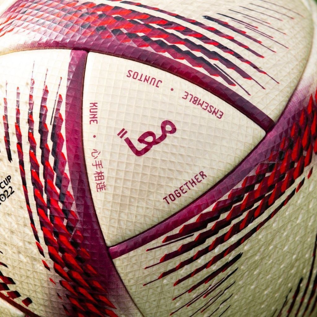 Wc2022 Soccer Ball Size 5 - รุ่นใหม่ล่าสุด WC ลูกฟุตบอลขึ้นรูป - ฟรีปั๊ม ถุงตาข่ายหนัง 12 เดือน