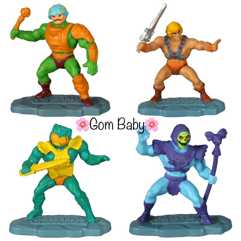 รวมจักรวาลรุ่นเล็ก 4 ตัว MATTEL Micro He-Man