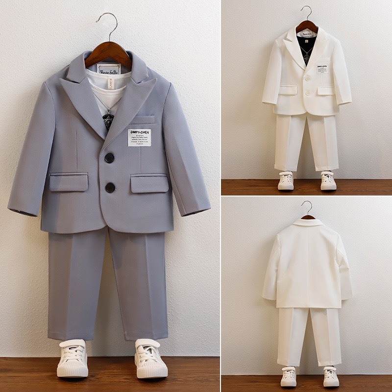 [ShuBim Kids] -VT05 - Performance Vest สําหรับเด็กผู้ชายเสื้อยืดสีขาว + แถมสร้อยคอ