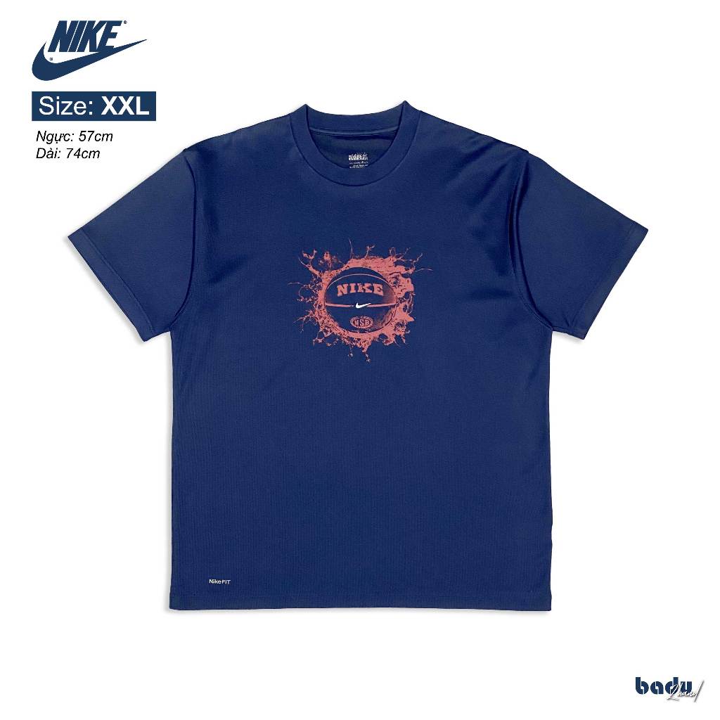 เสื้อยืด Nike 2 มือ ไซส์ XXL | สีฟ้า