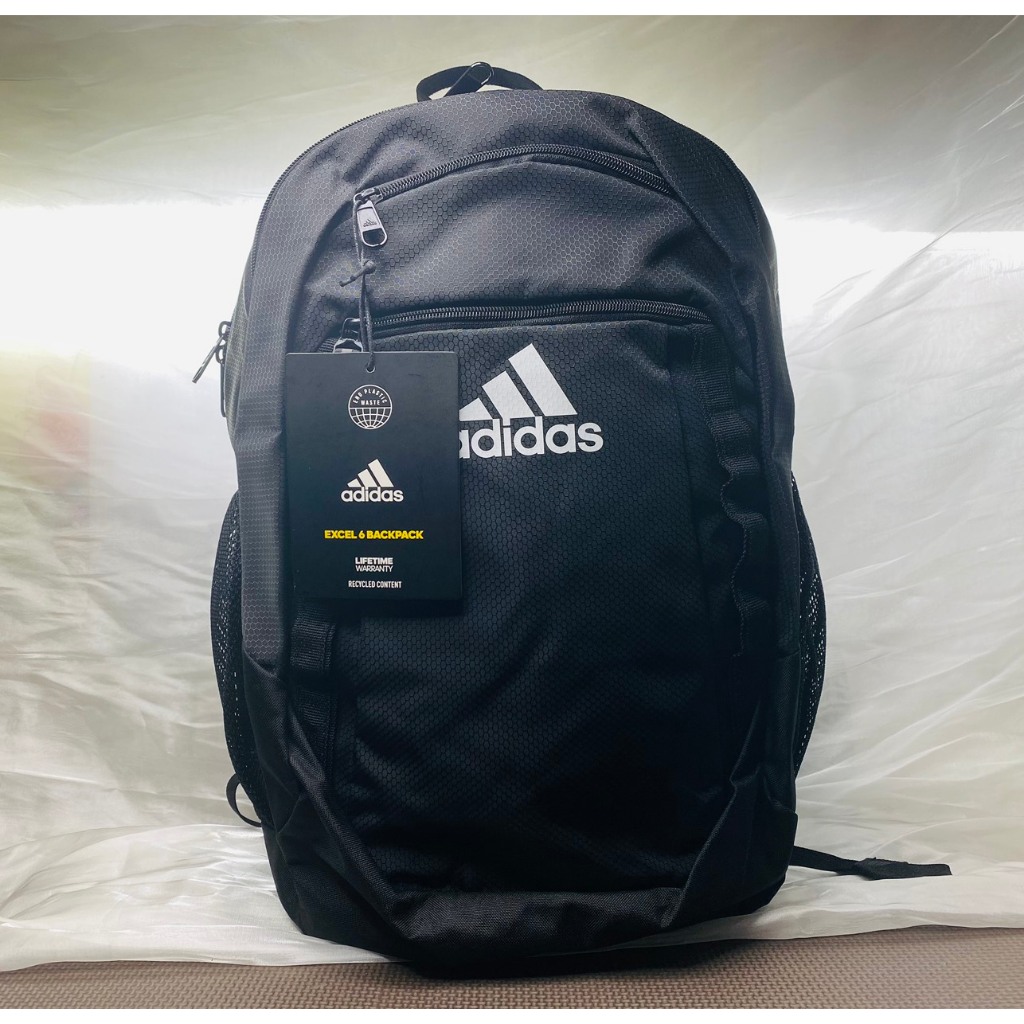 Adidas Excel 6 Backpack travel sports Backpack - สินค ้ าอเมริกัน