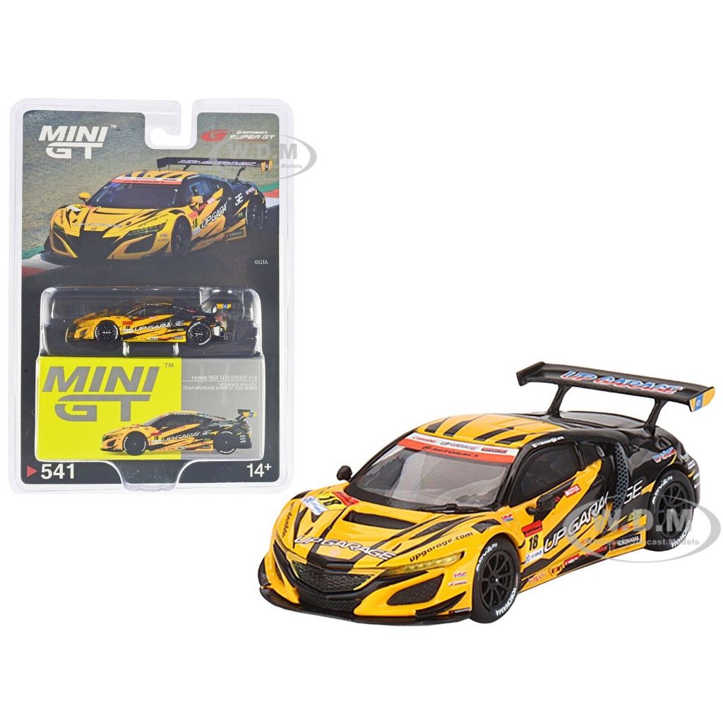 [Hanoitoys]MINIGT 1/64 NSX GT3 EVO22 18 TEAM UPGARAGE 2022 Super GT Series
