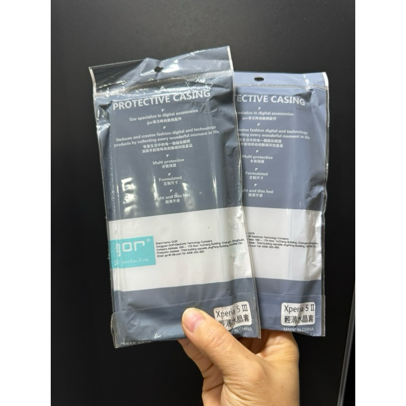 Gor Nature เคสป้องกันกล้องซิลิโคนใสสําหรับ Sony Xperia 5/ Xperia 5 II/ Xperia5 III