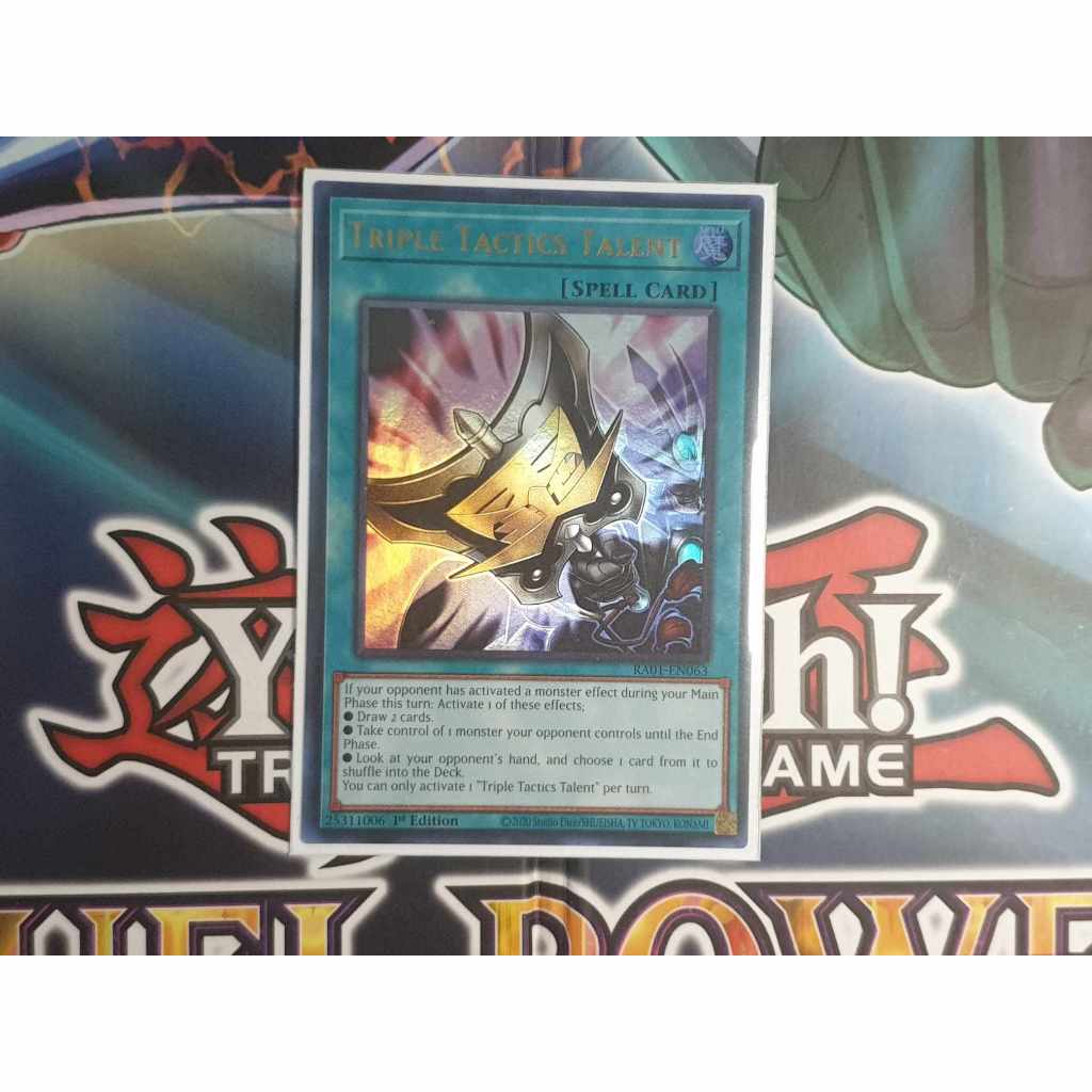 YU-GI-OH! การ์ดยูกิโอ! TCG - Triple Tactics Talent - RA01-EN063 - Ultra Rare
