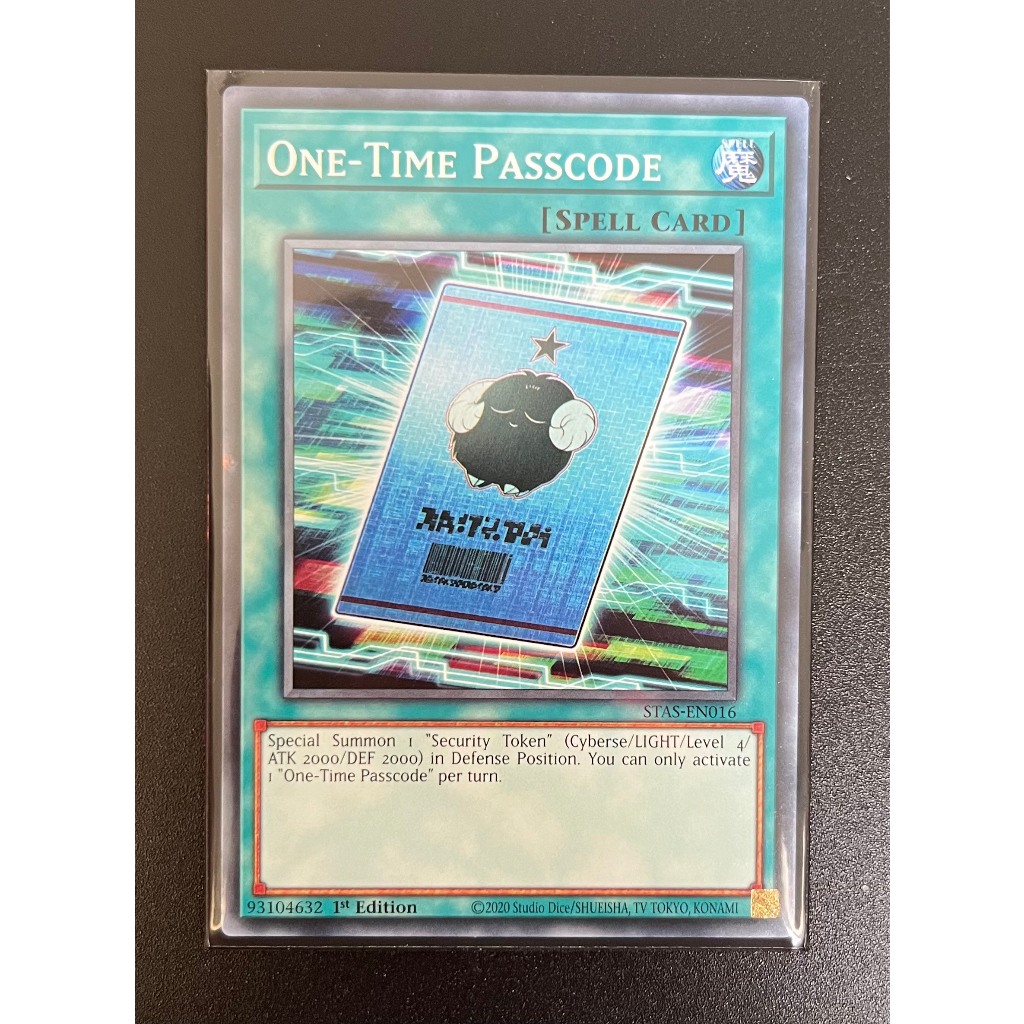 YMS - [การ์ด Yugioh] - [TCG-UK] - STAS-EN016 - One-Time Passcode - ทั่วไป