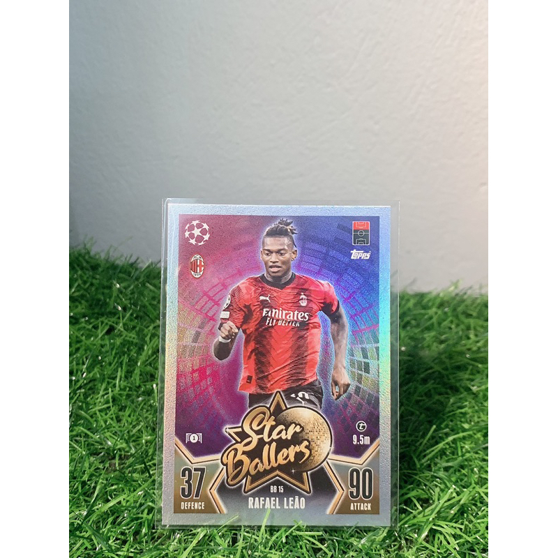 Rafael Leao Star Baller Topps Match Attax Update 2023/24 การ์ดฟุตบอล