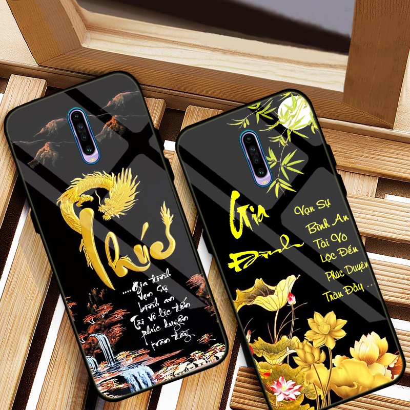 XIAOMI REDMI K30, K30 PRO Case Premium 3D พิมพ์กระจกนิรภัยด้านหลัง