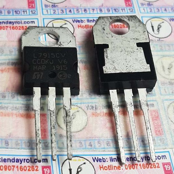 L7915cv L7915 LM7915 เครื่องปรับแรงดันไฟฟ้า IC 15V 1A TO-220