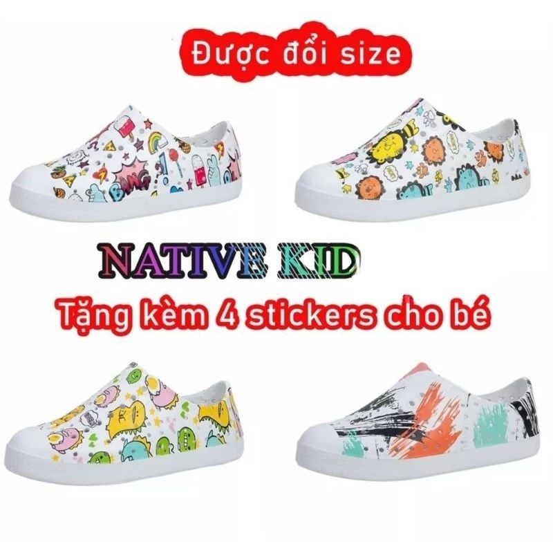 Wnc NATIVE รองเท้าพลาสติกสําหรับเด็กในฤดูร้อนและการเดินทางผลิตจากวัสดุที่เบาเป็นพิเศษและแฟชั่น (ฟรีก