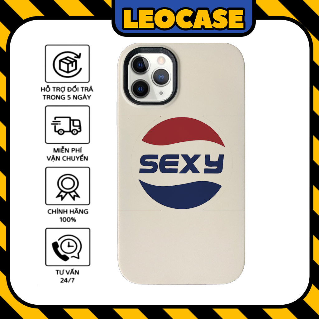 Leocase เคส iPhone ซิลิโคนคุณภาพสูง Pep Si meme โลโก้สําหรับ iPhone 15/14/13/12/11/X/Xsmax/8/7plus