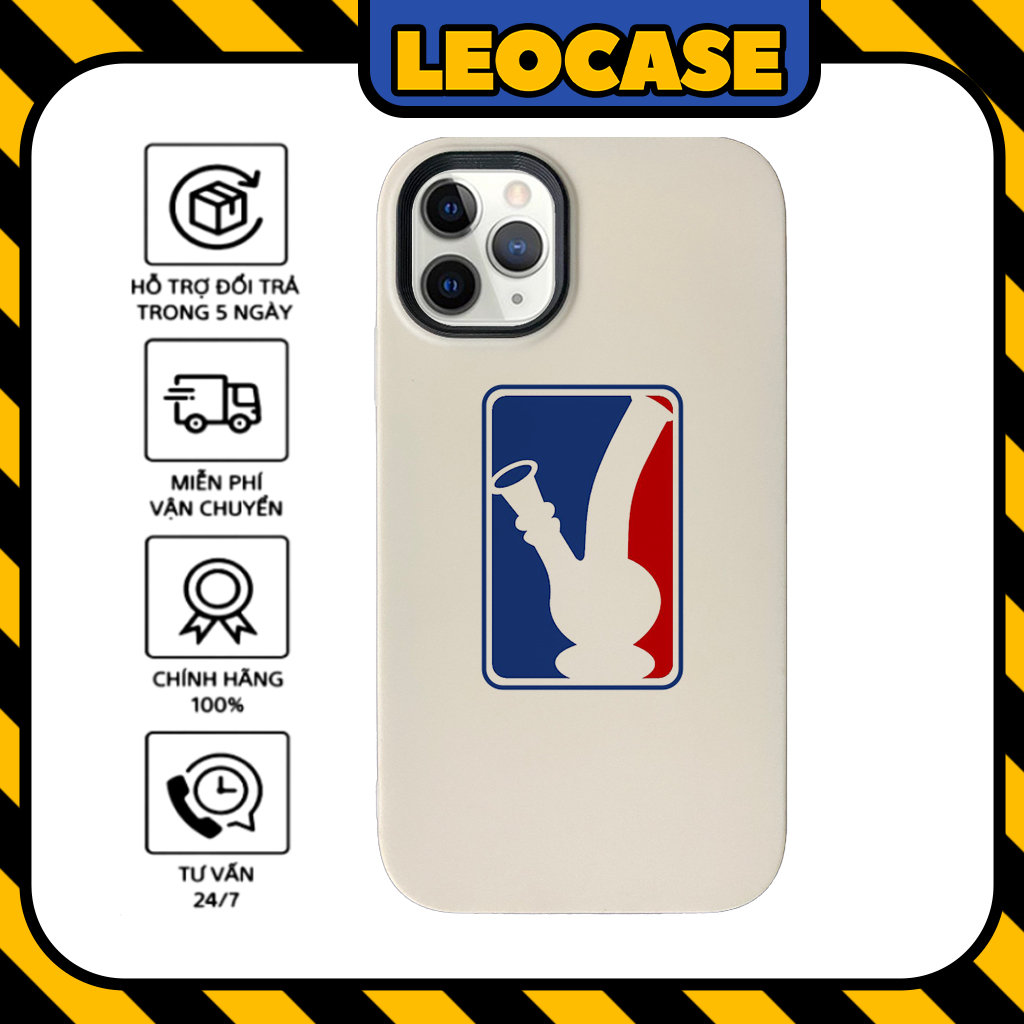 Leocase เคส iPhone ซิลิโคนคุณภาพสูง NBA Logo meme หม้อสําหรับ iPhone 15/14/13/12/11/X/Xsmax/8/7plus