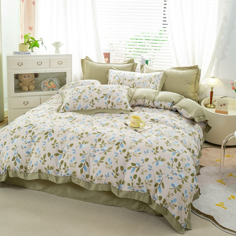 Mark Jacob Cotton Fabric ชุดเครื่องนอนลายดอกไม้