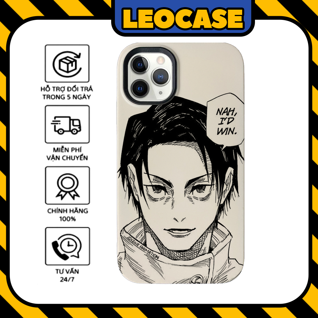 Leocase Yuta Jujutsu Kaisen มังงะ meme พรีเมี่ยมซิลิโคน iPhone สําหรับ iPhone 15/14/13/12/11/X/Xsmax