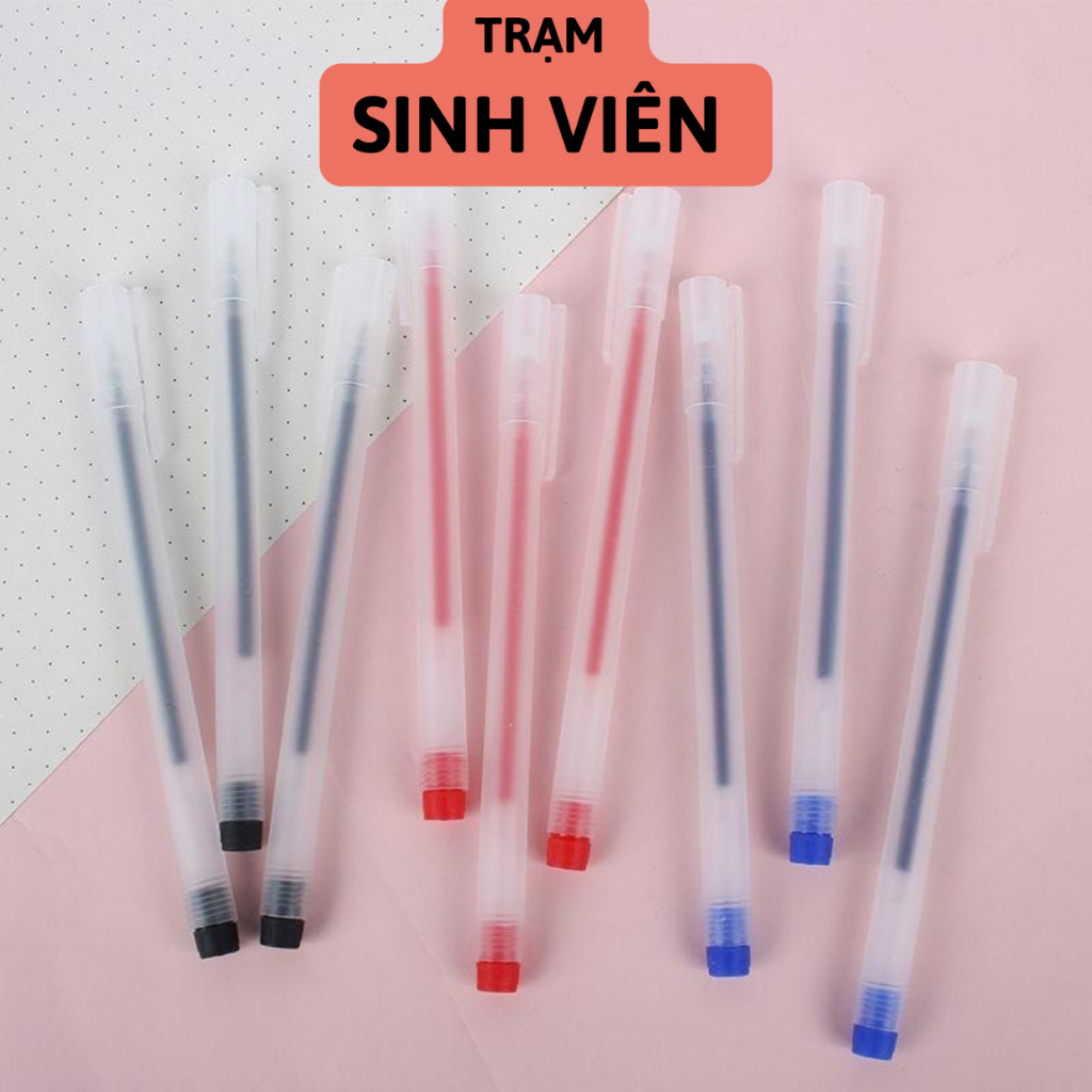 Combo Office ปากกาลูกลื่น Gel Ink Nib 0.5mm (น้ําเงิน/ดํา/แดง) แห้งเร็ว - Student Station.(COMBO BBN )